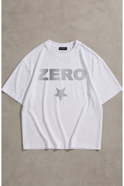 Fuddy Moda Μπλουζάκι Unisex με στάμπα Rise Against Zero, Υπερμεγέθη μπλουζάκι...