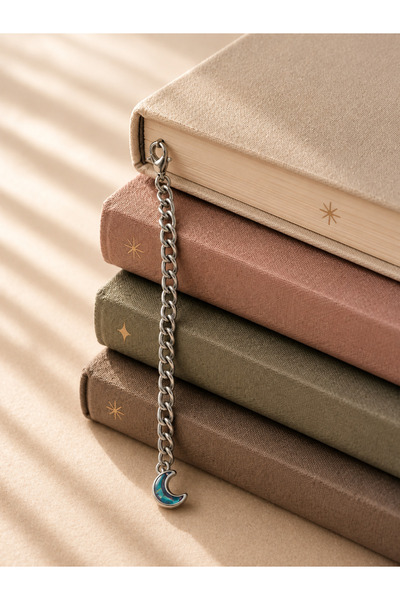 Bluw Jewelry دفتر ملاحظات ومفكرة بتصميم خاص - هلال