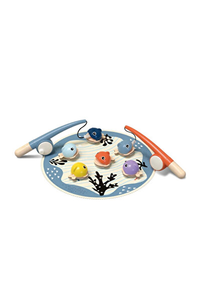 NW NessiWorld Wooden fishing game