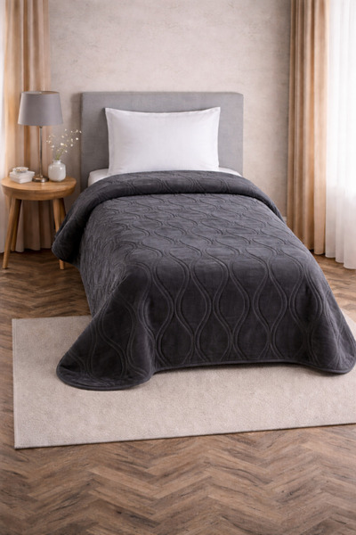 Bikaya Home Crystal Single Solid Color Blanket |   160X220 cm |   Soft Textur...