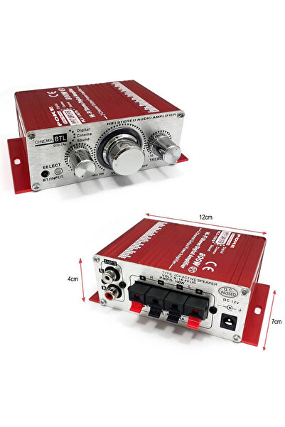 BekaTronik Mini Anfi 800w Pmpo 12v Poke PK-6102