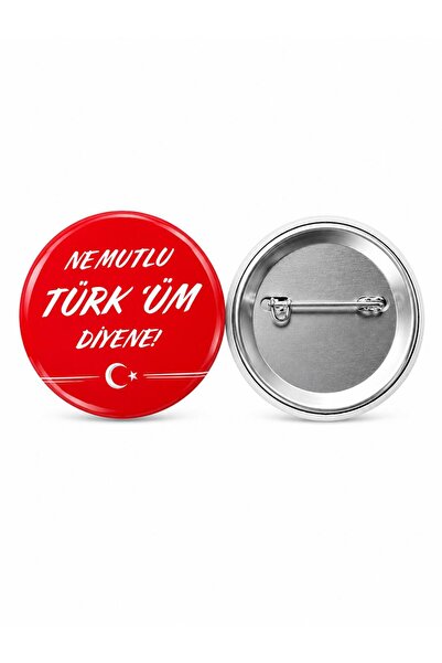 maycollection 29 Ekim Cumhuriyet Bayramı Türk Bayrağı Atatürk Rozet Ceket-Çan...