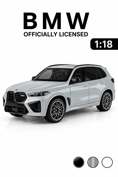 craftivio 1:18 Bmw X5 m Competition Licensed Metal Diecast Model Car Gray