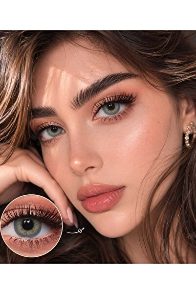 dermasuction Rain gray yeşil gri karışımı göz lensi yıllık