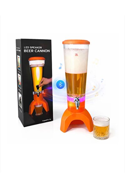 OEM Dozator BauturiLED cu Boxa Bluetooth – Beer Cannon 3L