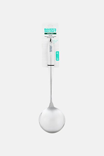 Baker's Secret Stainless Steel Soup Ladle, Silver