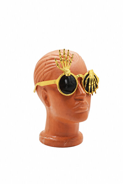Yusuf Dirik YD Party Supplies Halloween Party Glasses Skeleton Hand Gold