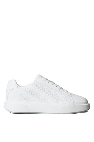 Calvin Klein White Men's Sneakers CHUNKY CUPSOLE LACEUP LTH AOP