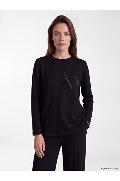 LC Waikiki Crew Neck Openwork Women's Knitwear Sweater