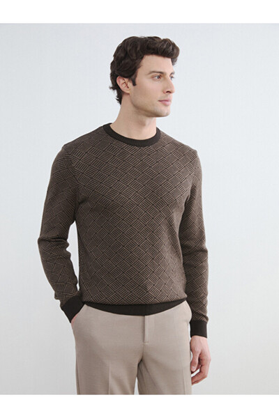 LC Waikiki Quality Parts from Çelebi Store Zero Roba Yaka Men's Knitwear Sweater