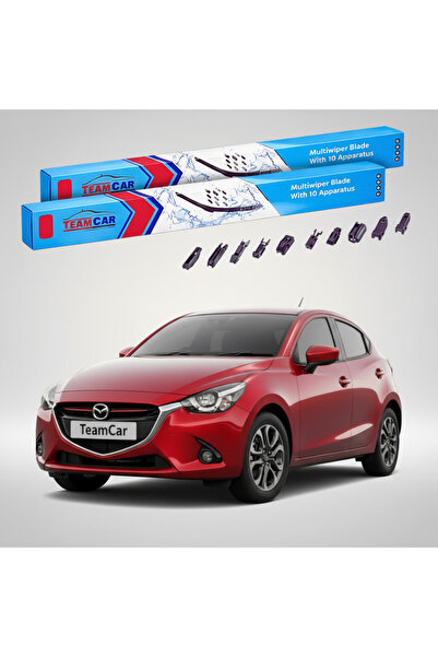 TEAMCAR Ștergătoare Mazda 2 DJ 2014-2019 |   Set frontal plat Premium – TeamC...