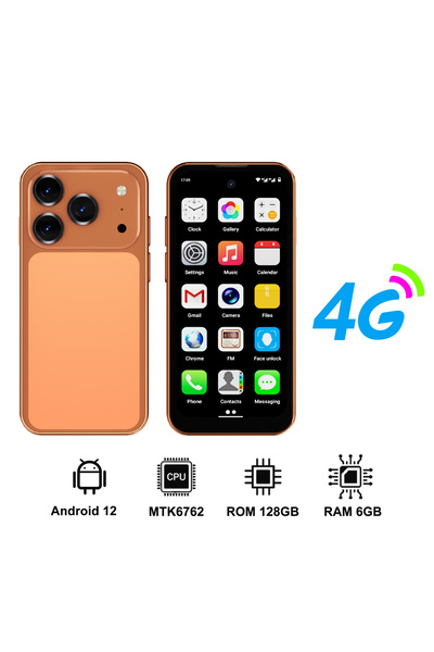 Choice Orange RAM6G ROM128G SERVO 19 Air 4G LTE Mini Smartphone Android 12.0 ...