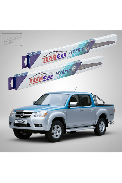 TEAMCAR Υαλοκαθαριστήρες Mazda BT-50 J97 Facelift 2008-2012 Εμπρόσθιο Σετ Υβρ...