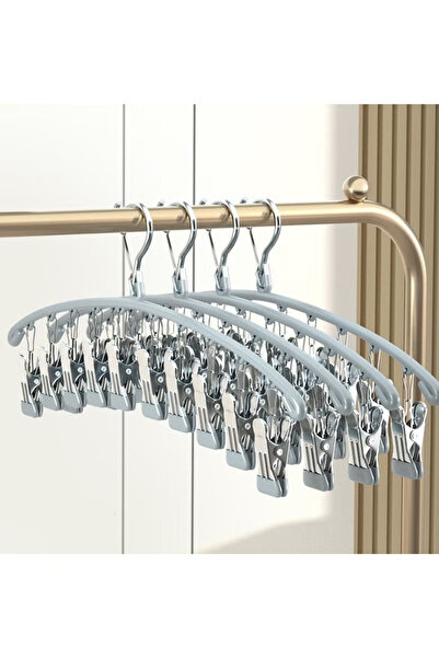 GGEROU Multi Clip Drying Rack,Laundry Drying Racks with 10 Clips,Sock Dryer w...