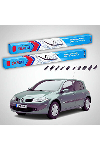 TEAMCAR Windshield Wipers Renault Megane II Hatchback 2006-2008 | Front Set F...