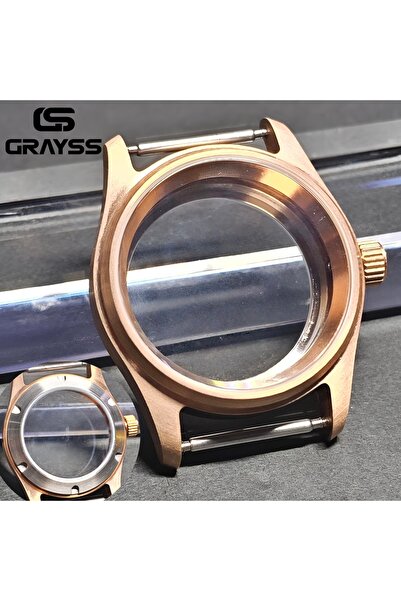 Choice 39mm NH glass back Cusn8 Real Bronze Pilot 36/39mm 20ATM Watch Case AR...
