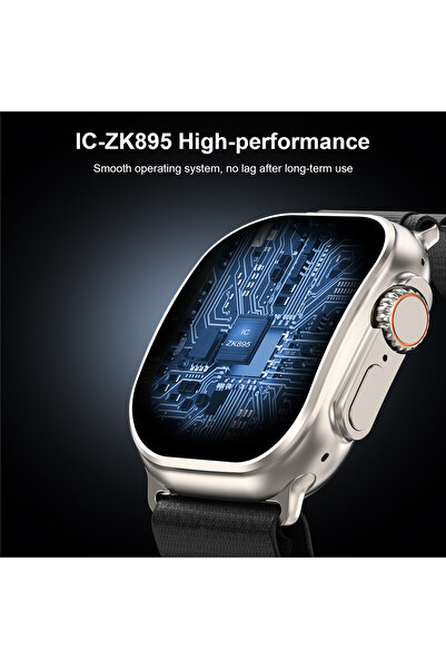 genric Smartwatch with Amoled Curved Screen Model Pp-Wh01 (1 Unit)