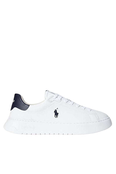 Ralph Lauren Ανδρικά Δερμάτινα RLite Court Sneakers Λευκά 809974097002-White