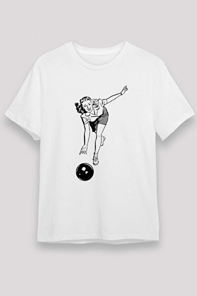 Darkhane Bowling White Unisex T-Shirt T-Shirt