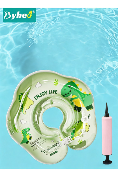 BYBEO Baby Swimming Neck Ring, Infant Float Ring, Inflatable Baby Pool Float,...