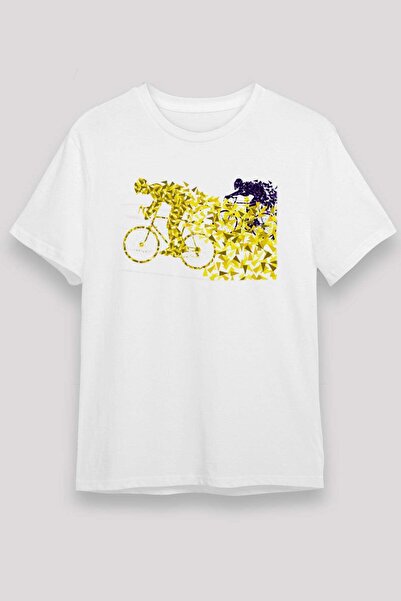 Darkhane تي شيرت أبيض للجنسين من Bicycle