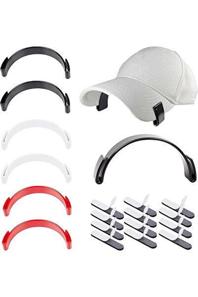 Morvena Picks Set de 6 curele curl pentru șapcă de baseball - modelator de bo...
