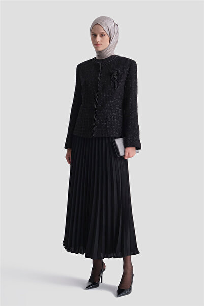 Armine Stylish Suit with Accessories Black
