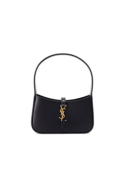 Saint Laurent Le 5 a 7 Mini Hobo Bag 710318-2R20W-1000 Women's Bag Black