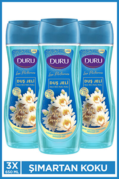Duru Lux Perfumes Lotus Çiçeği Duş Jeli 3x650 Ml