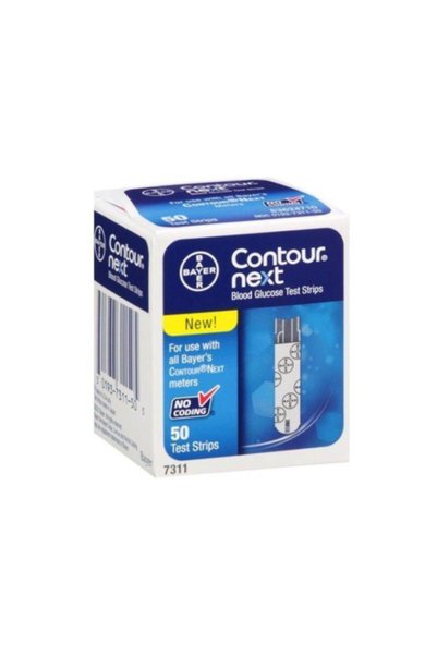 Contour Next Blood Glucose Test Strips 50 Pieces