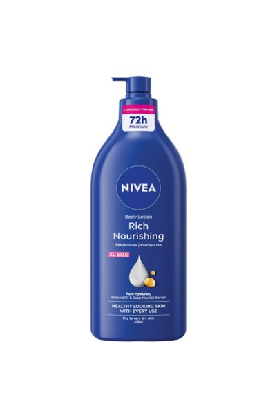 NIVEA لوشن مغذي للجسم بزيت اللوز 625 مل
