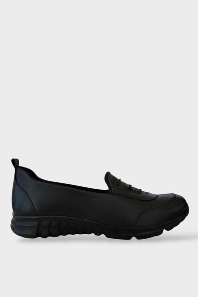 Jagulep Memory Form Orthopedic Sole Women's Casual Shoes Black - Black