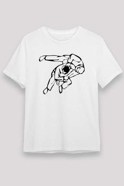 Darkhane Judo White Unisex T-Shirt T-Shirt