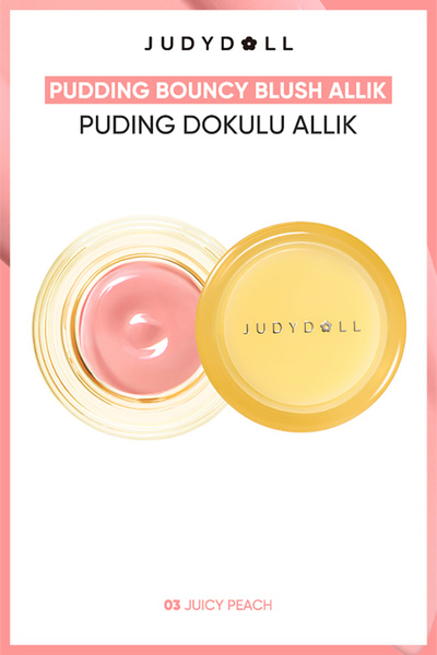 JUDYDOLL Pudding Bouncy Blush Nem Veren Jel Krem Allık 03 Juicy Peach