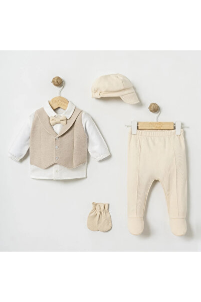 DIDuStore Mymi̇o Men's 0-3 Months Zibin Set