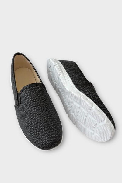 Jagulep Women's Removable Casual Shoes Black