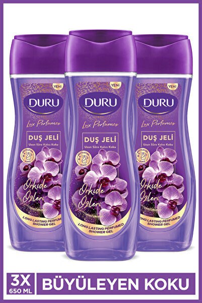 Duru Lux Perfumes Orkide Duş Jeli 3x650 Ml