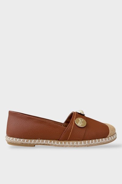 Jagulep Balerini cu cataramă espadrille de damă TABA