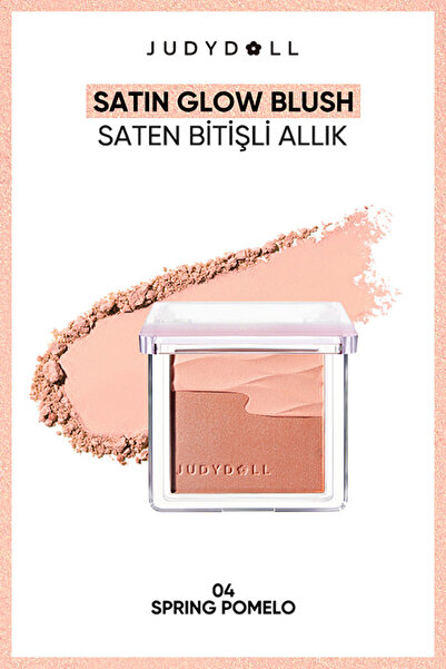 JUDYDOLL Satin Glow Işıltılı Allık 04 Melon Pomelo
