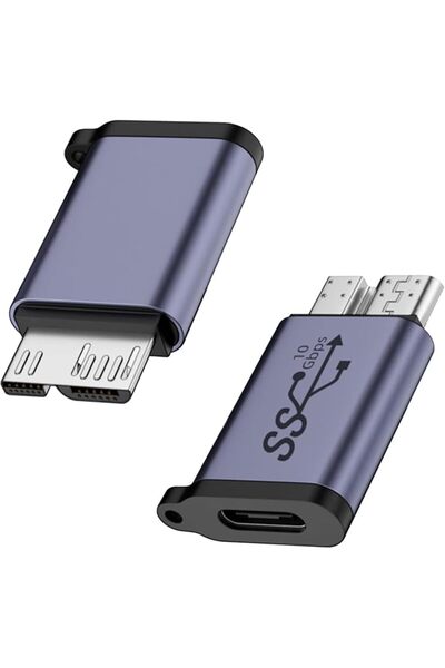 EXCEFORE High-Speed USB C Female to Micro B Male Adapter,10Gbps Data Transfer...