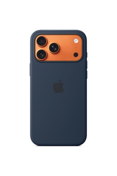 Apple Husă originală din silicon cu MagSafe pentru iPhone 17 Pro Max, Midnight
