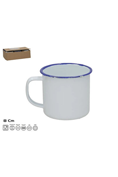 NN Cană emailată, 350 ml, Albă