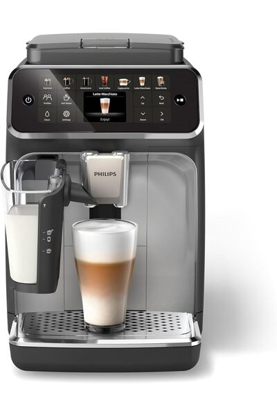 Philips EP4446/23 Fully Automatic Coffee Machine 4400, offers 12 beverages, L...