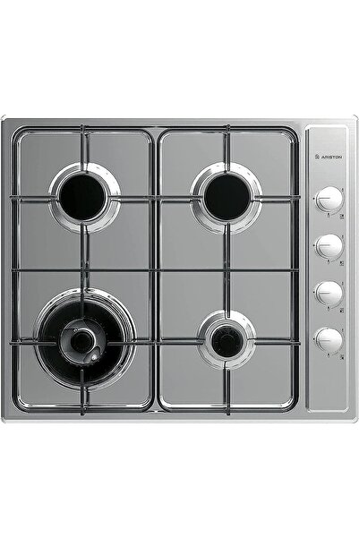 Ariston موقد غاز مسطح من الفولاذ المقاوم للصدأ، 4 شعلات، 60 سم
