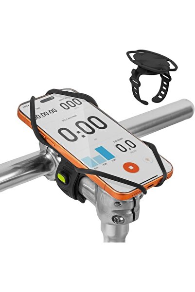 BONEFLEX Bone Bike Tie 6 Pro, Bicycle Phone Mount for Stem, Scratch-Free & Sh...