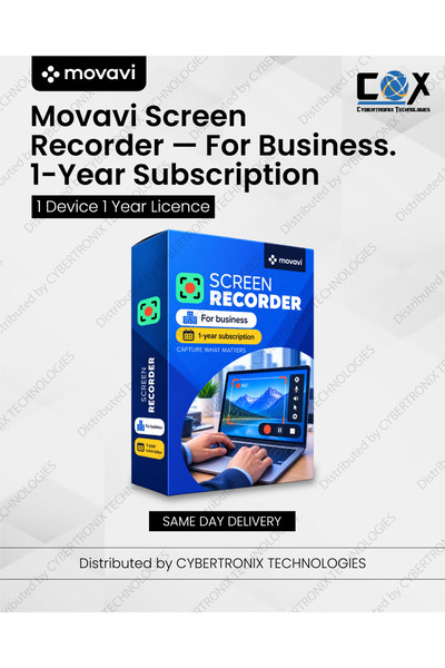 movavi Screen Recorder For Business | 1 Device for 1 Year | Digital License |...