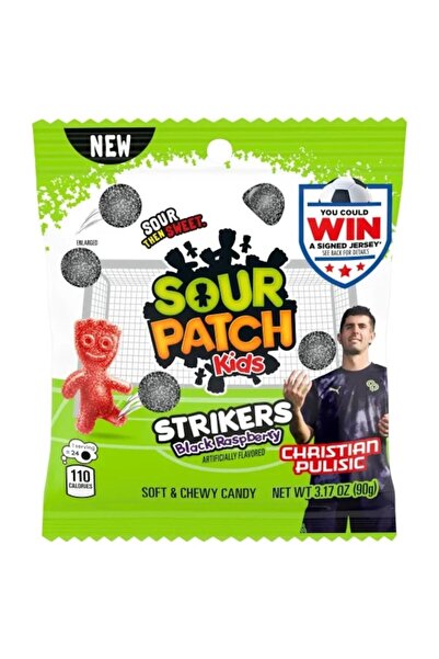 SOUR PATCH KİDS Strikers Zmeură Neagră – Jeleuri acrișoare cu aromă de zmeură...