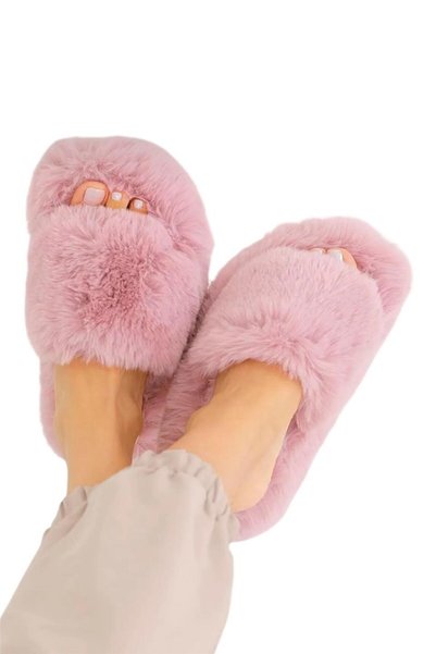 Jagulep Furry Extra Soft Women's House Slippers Lilac