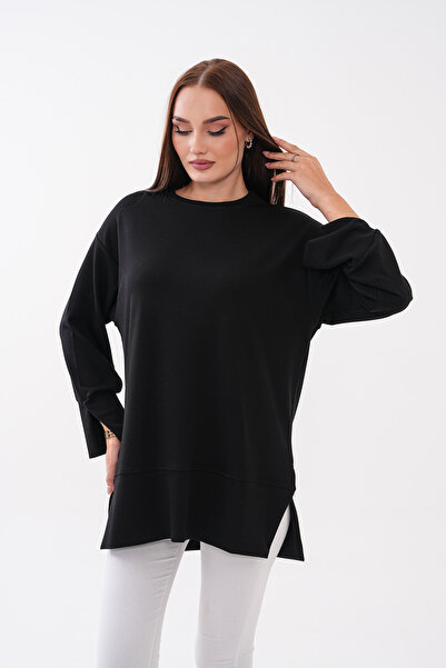 Mega Life Oysho Tunic with Slits on the Sleeves and Skirt Cuffs