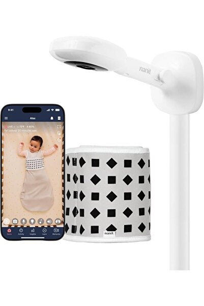 Nanit Pro Smart Baby Monitor & Wall Mount